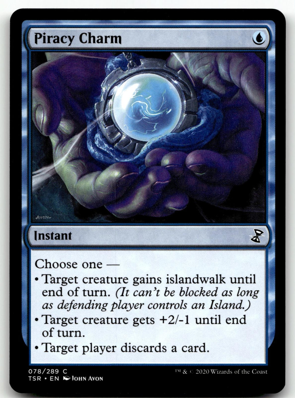 Piracy Charm 78 Common Time Spiral: Remastered Magic: The Gathering Near Mint