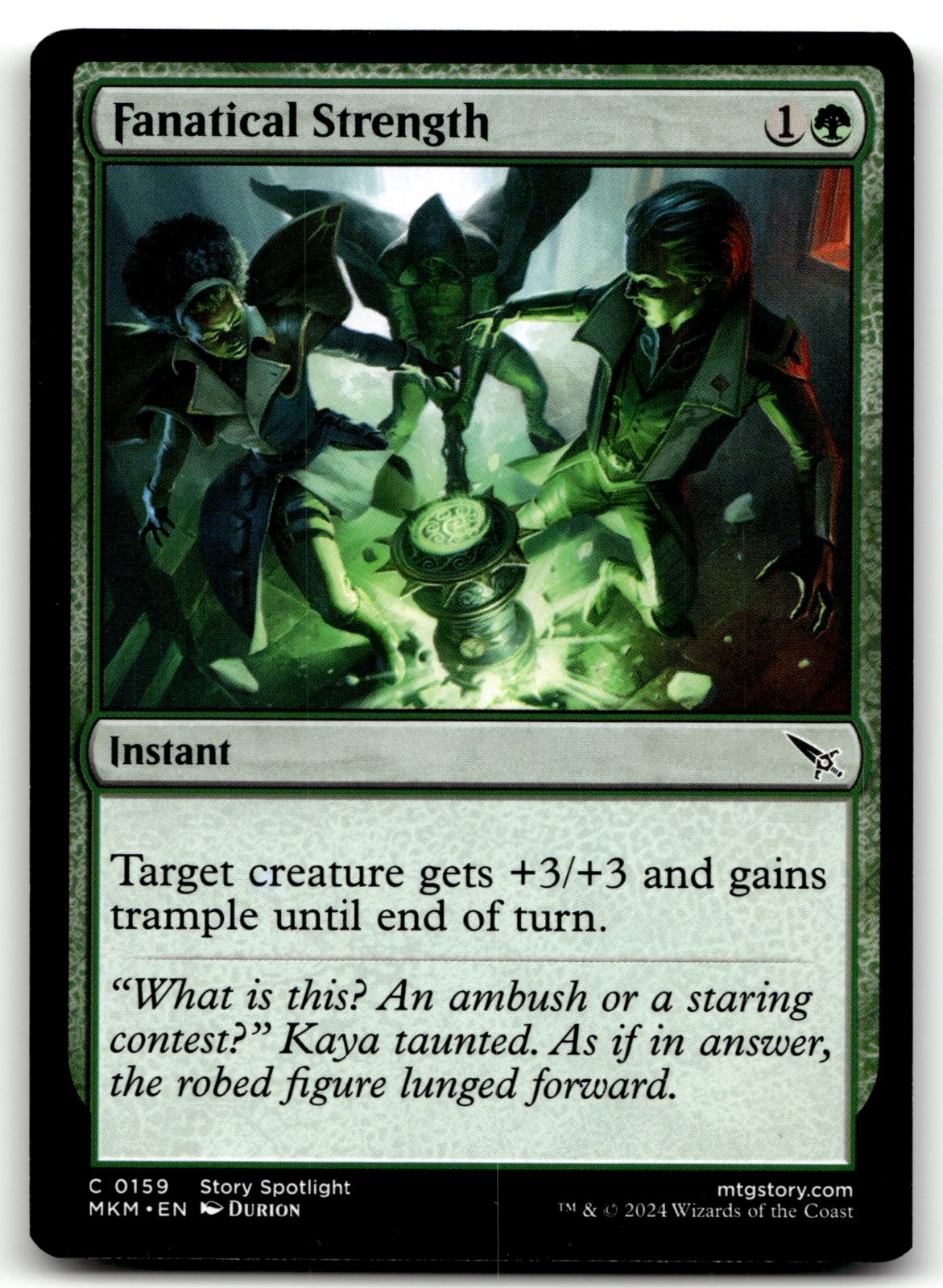Fanatical Strength 159 Common Murders at Karlov Manor Magic: The Gathering NM