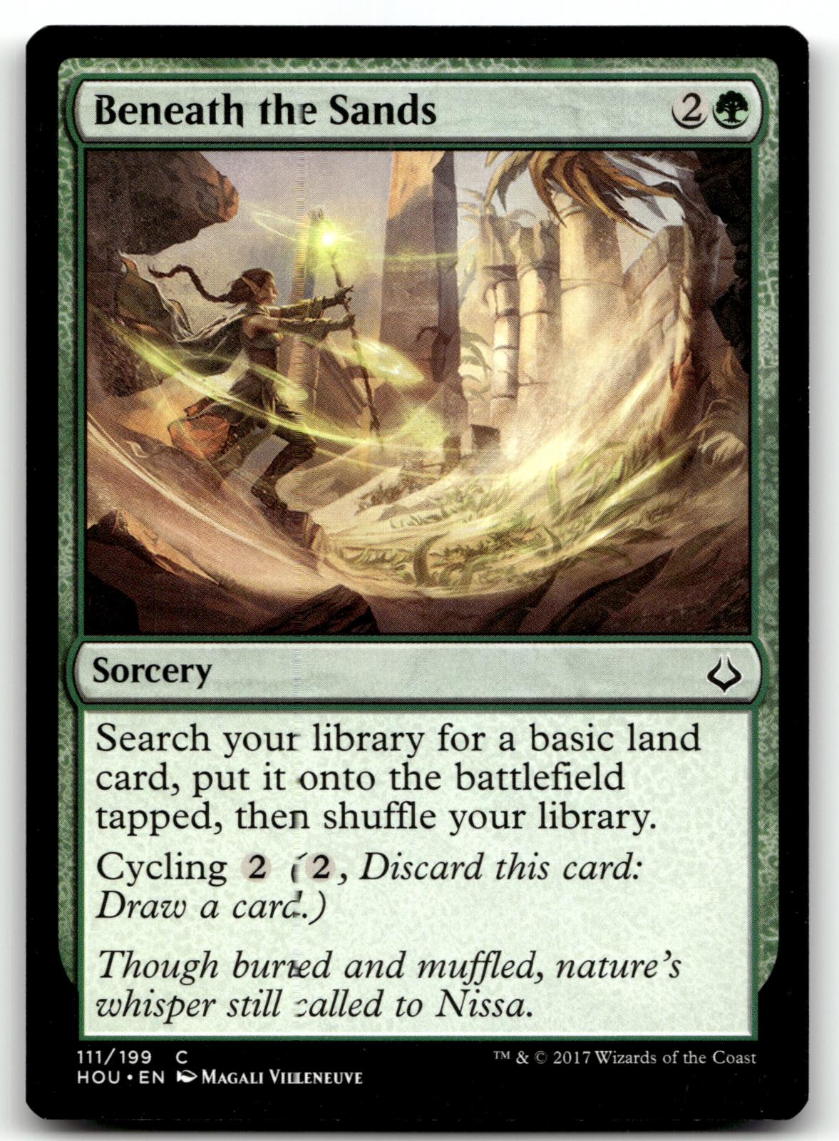 Beneath the Sands 111 Common Hour of Devastation Magic: The Gathering Near Mint