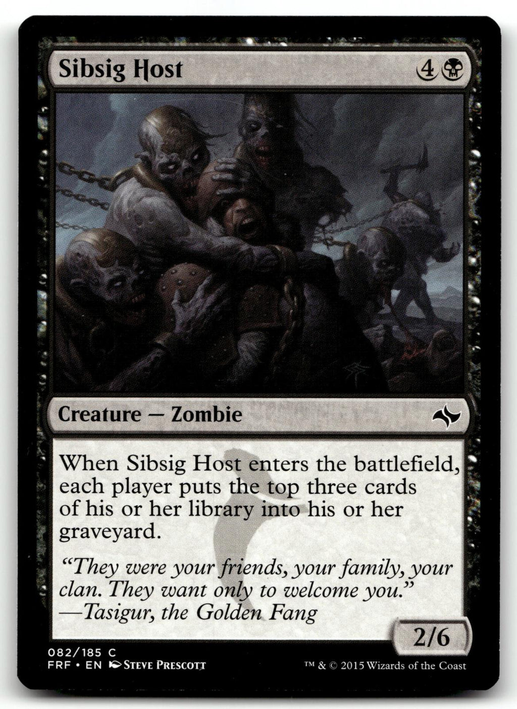Sibsig Host 82 Common Fate Reforged Magic: The Gathering Near Mint