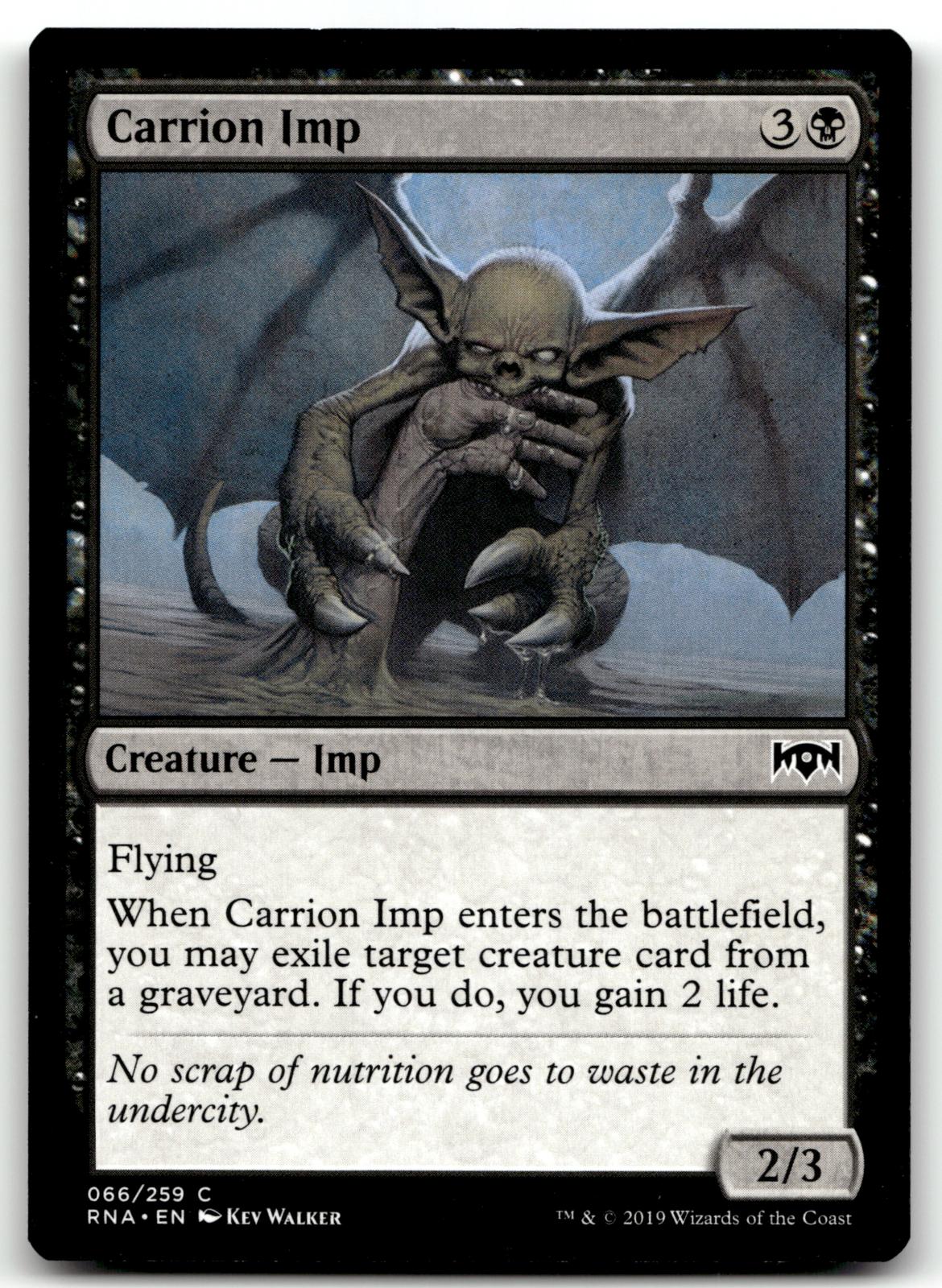 Carrion Imp 66 Common Ravnica Allegiance Magic: The Gathering Near Mint