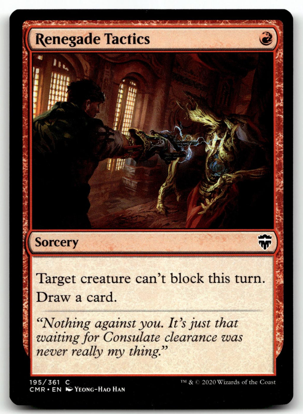 Renegade Tactics 195 Common Commander Legends Magic: The Gathering Near Mint
