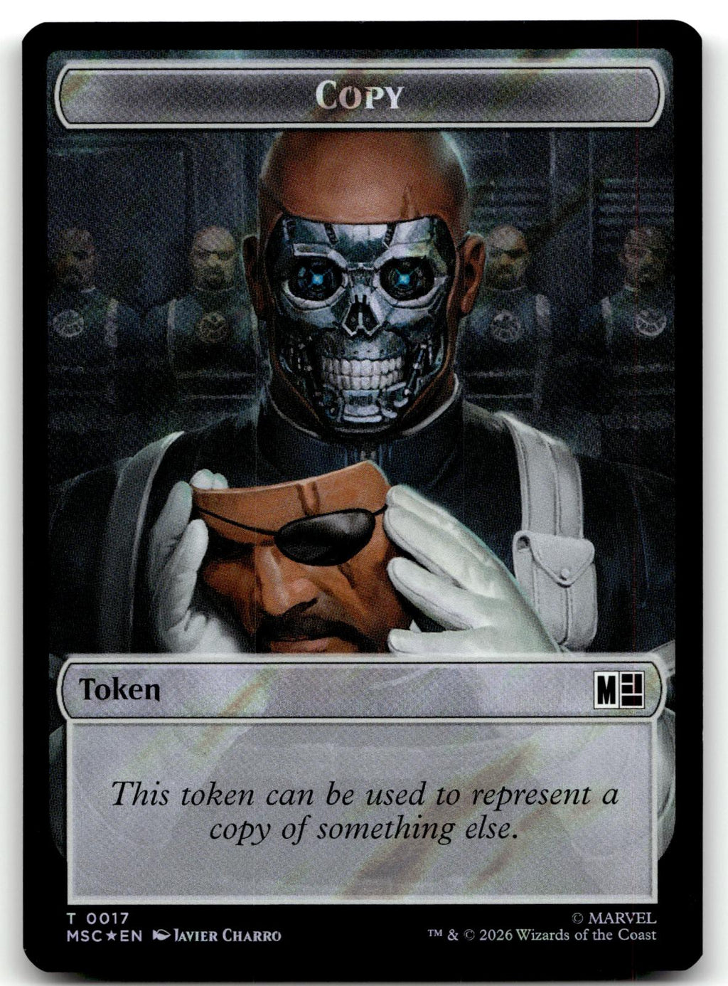Copy (017) // Ape Villain (026) Double-Sided Token (Surge Foil) 17 // 26 