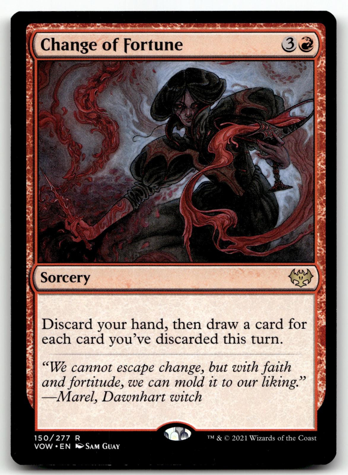 Change of Fortune 150 Rare Innistrad: Crimson Vow Magic: The Gathering Near Mint
