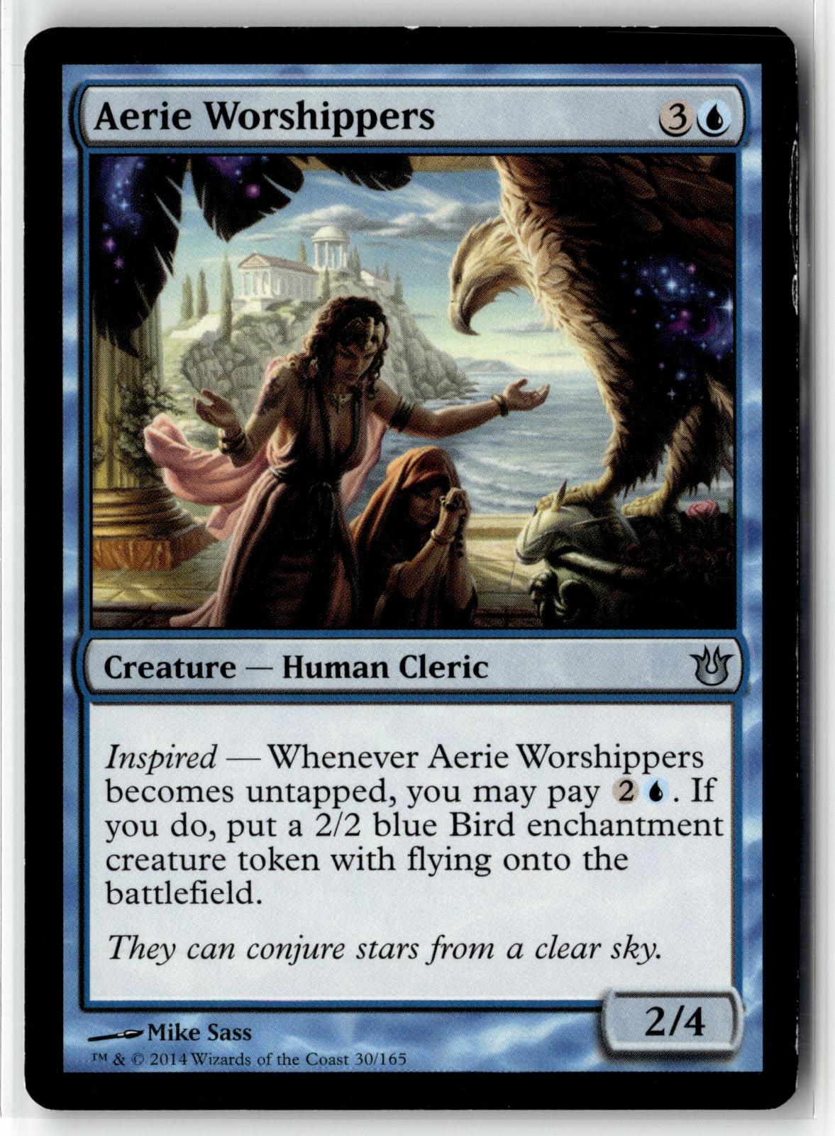 Aerie Worshippers 30 Uncommon Born of the Gods Magic: The Gathering Near Mint
