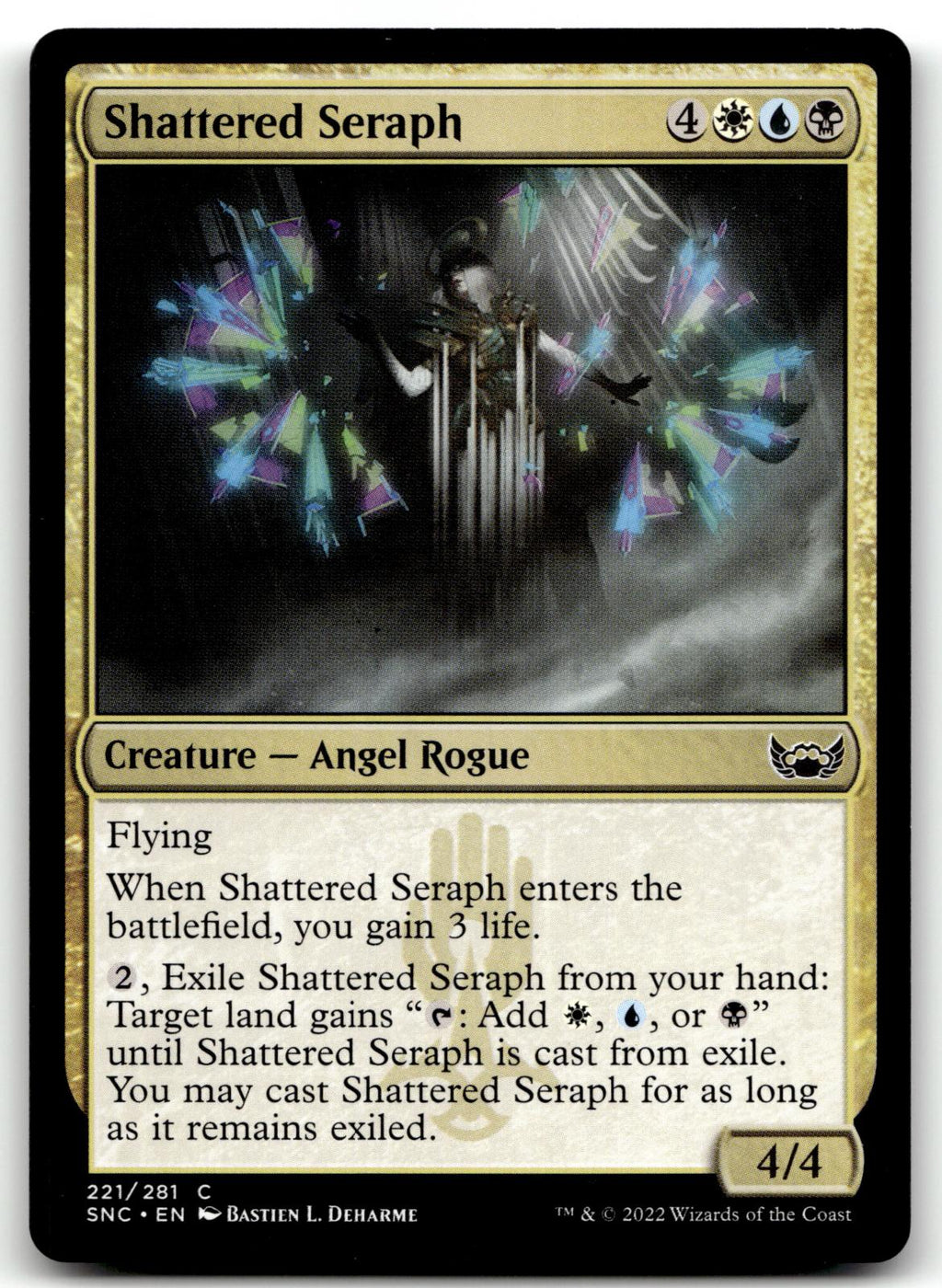 Shattered Seraph 221 Common Streets of New Capenna Magic: The Gathering NM