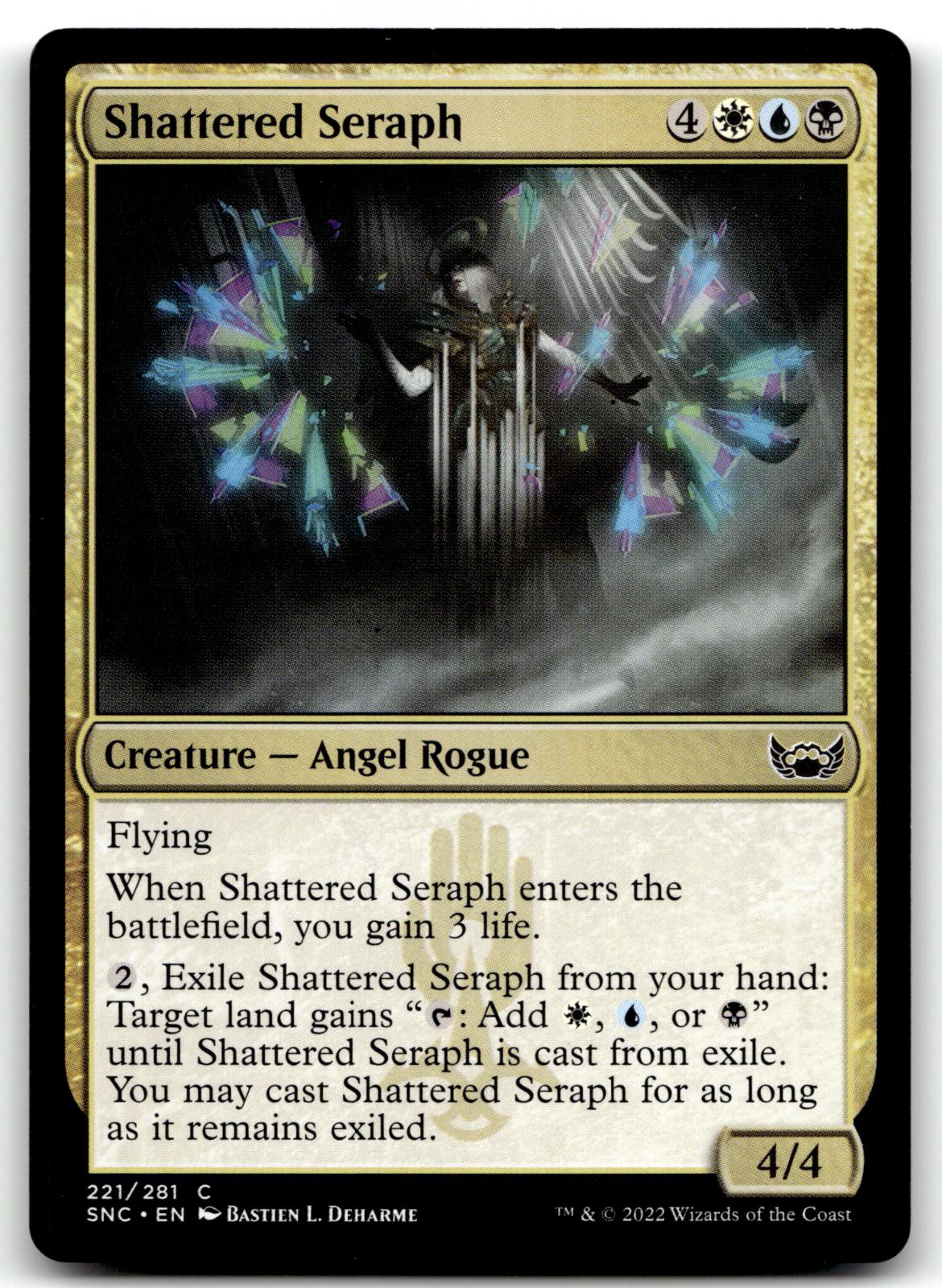 Shattered Seraph 221 Common Streets of New Capenna Magic: The Gathering NM