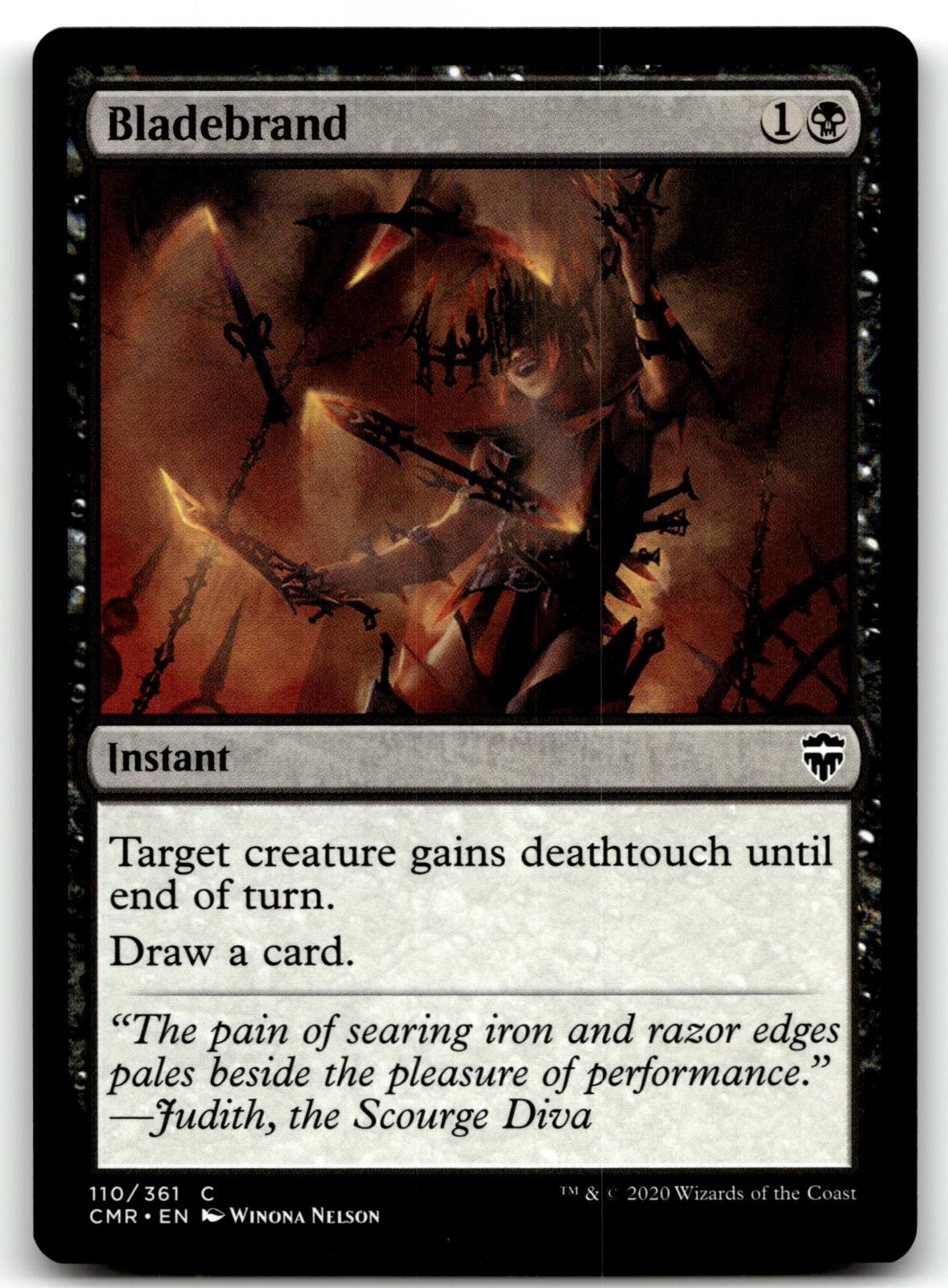 Bladebrand 110 Common Commander Legends Magic: The Gathering Near Mint