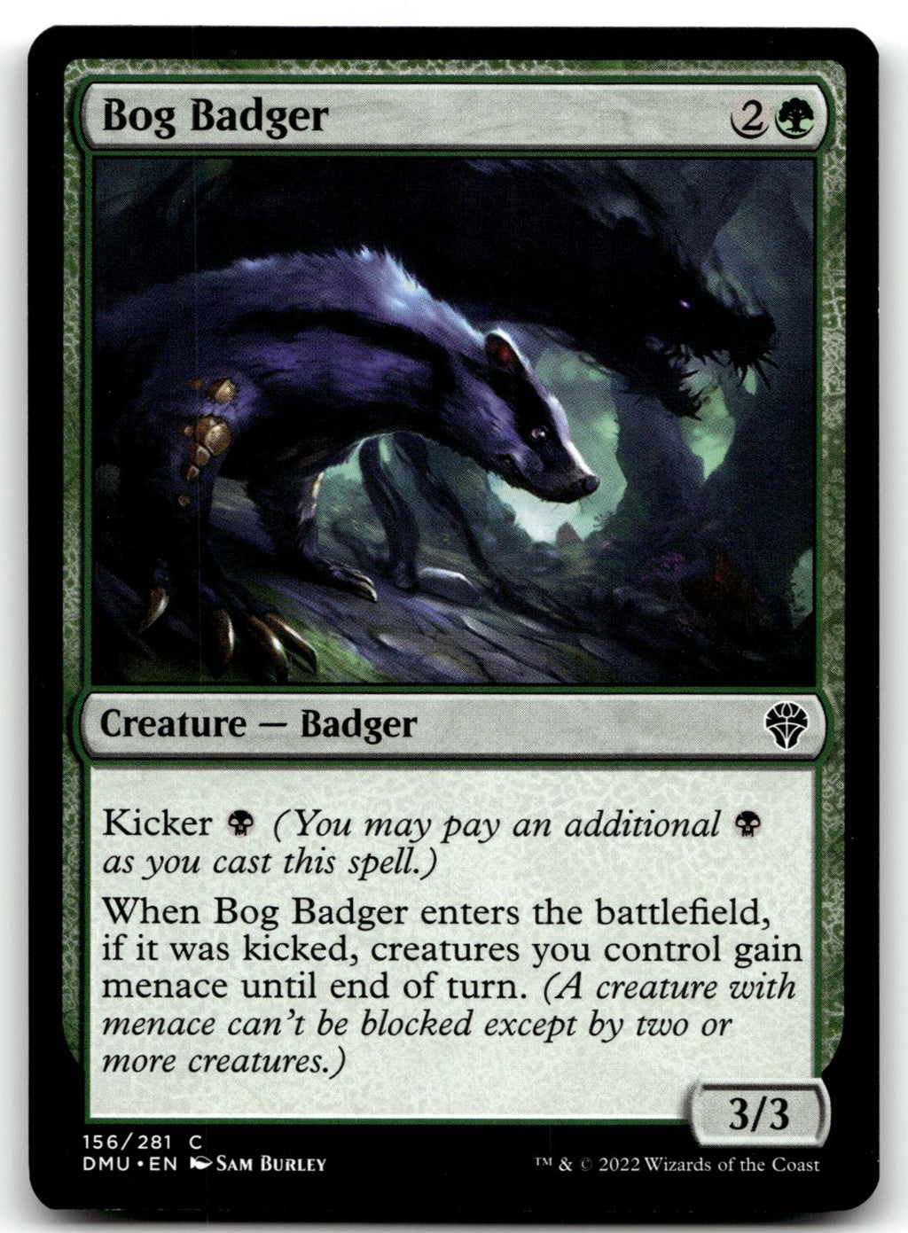 Bog Badger 156 Common Dominaria United Magic: The Gathering Near Mint