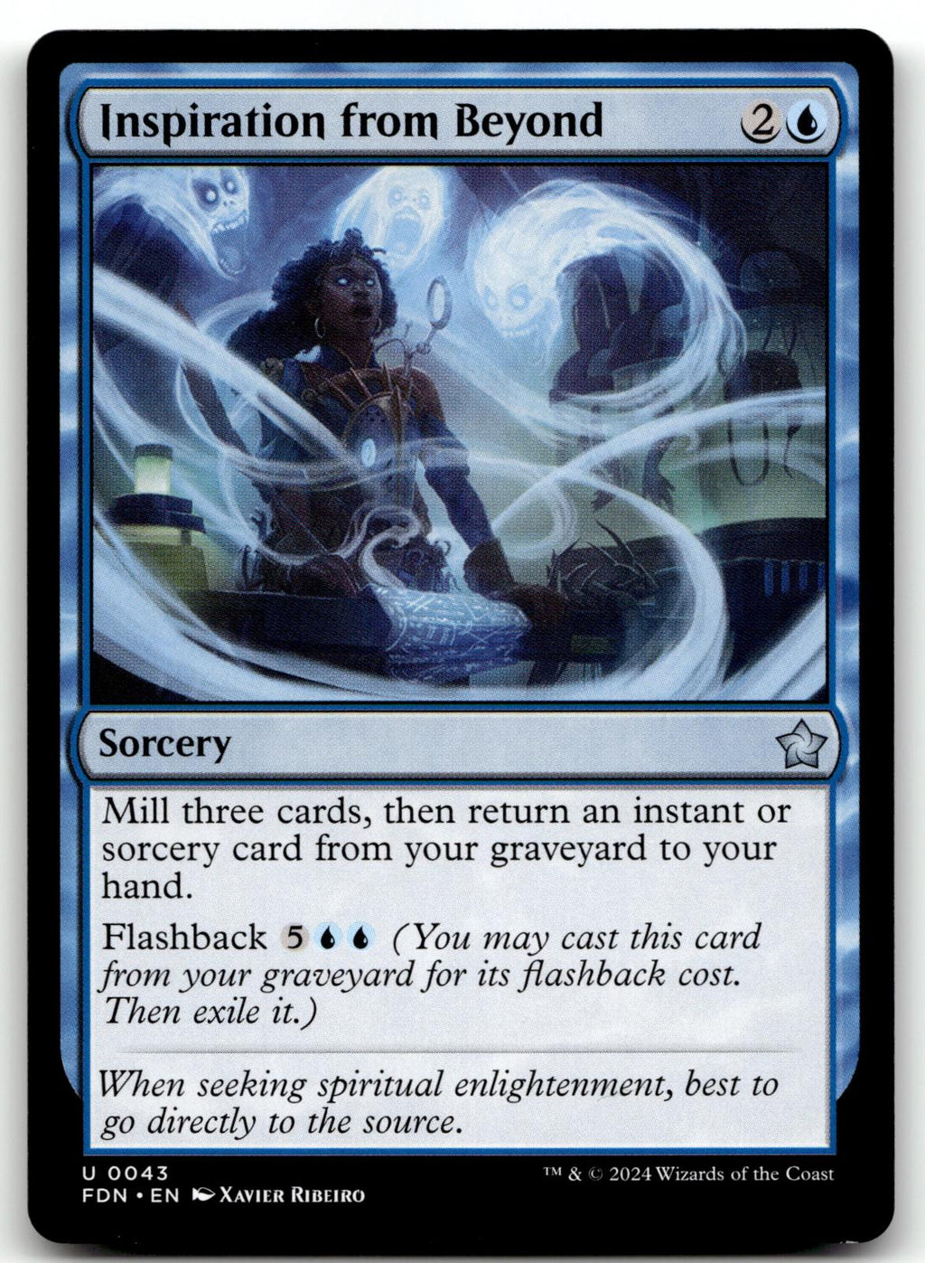 Inspiration from Beyond 43 Uncommon Foundations Magic: The Gathering Near Mint