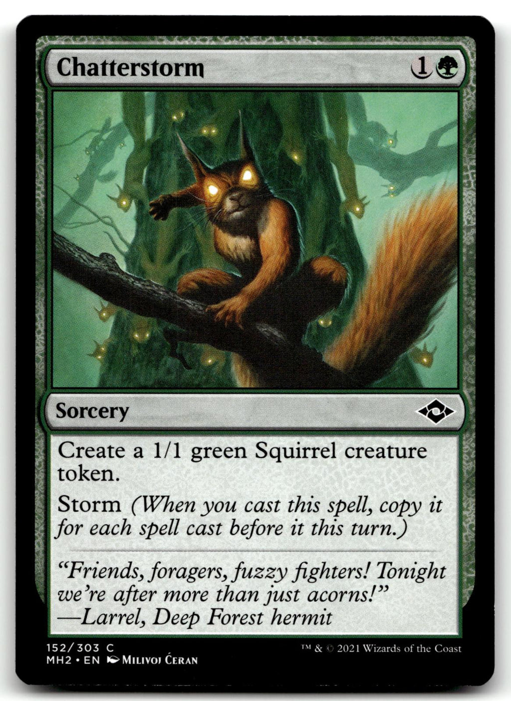 Chatterstorm 152 Common Modern Horizons 2 Magic: The Gathering Near Mint