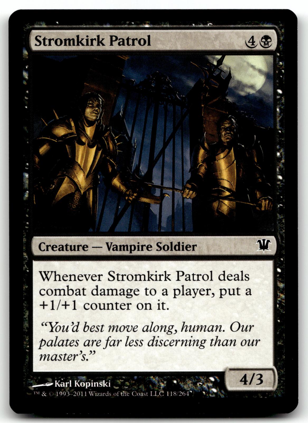 Stromkirk Patrol 118 Common Innistrad Magic: The Gathering Near Mint