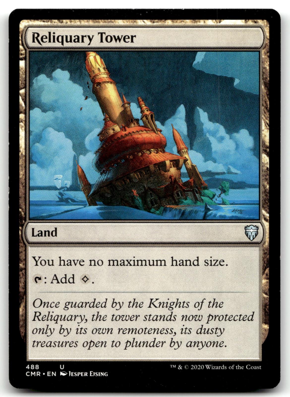 Reliquary Tower 488 Uncommon Commander Legends Magic: The Gathering Near Mint