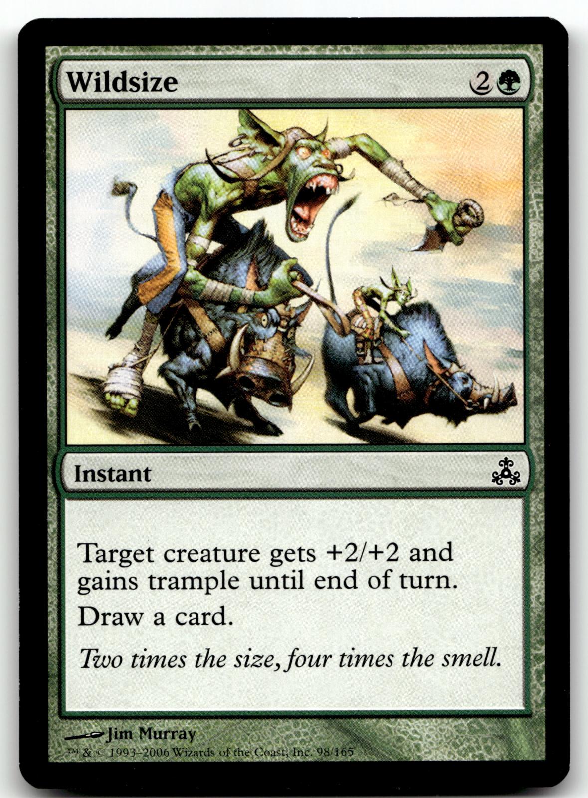 Wildsize 98 Common Guildpact Magic: The Gathering Near Mint