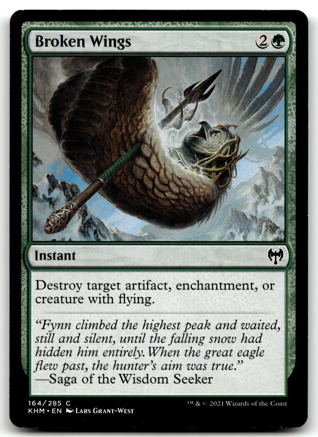 Broken Wings 164 Common Kaldheim Magic: The Gathering Near Mint