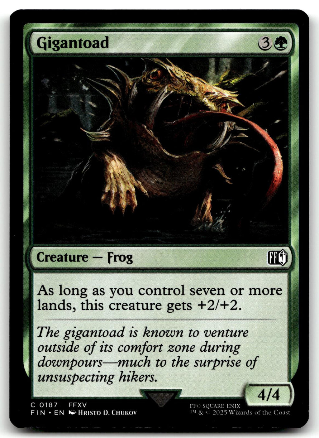 Gigantoad 187 Common FINAL FANTASY Magic: The Gathering Near Mint