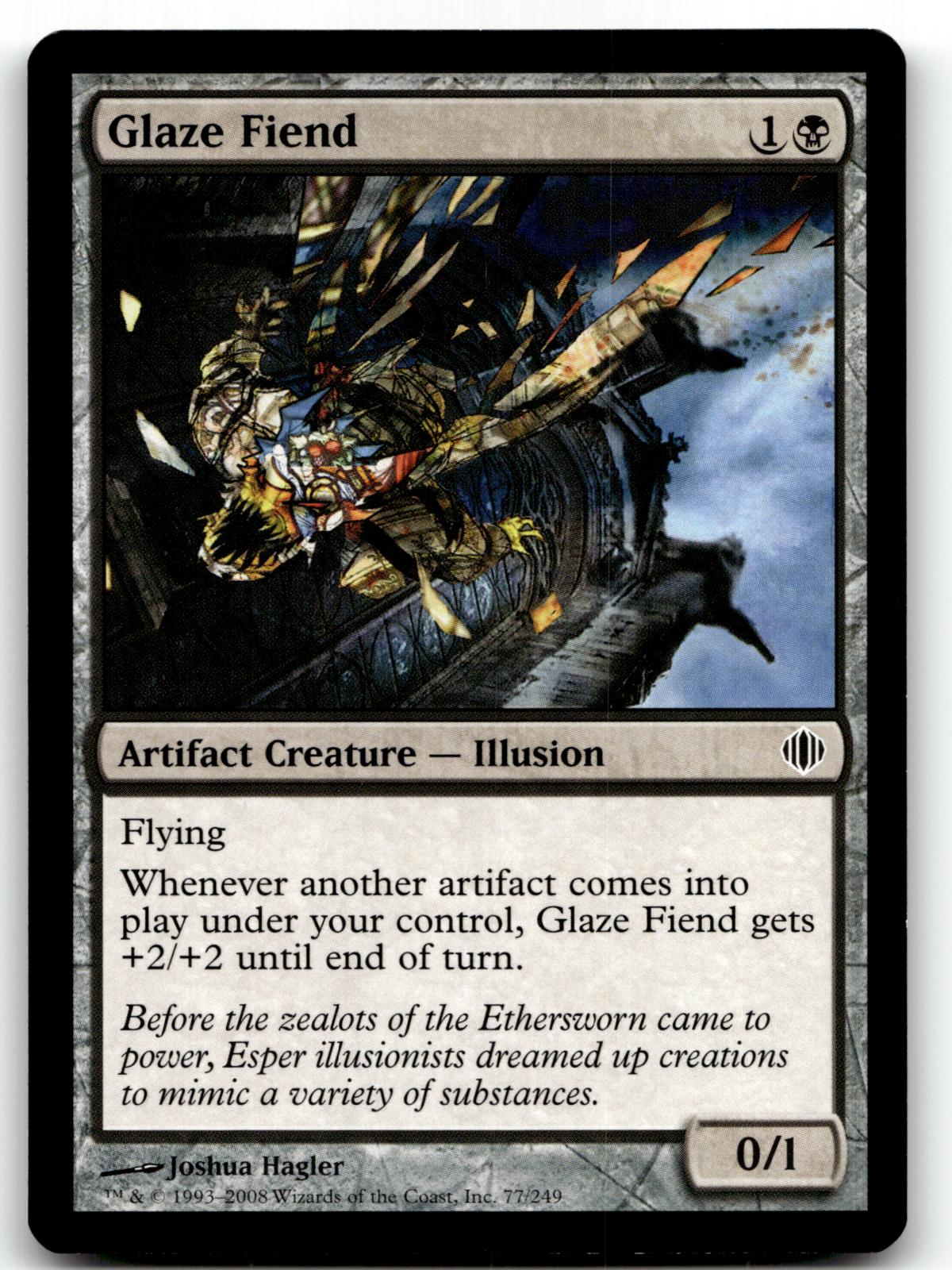 Glaze Fiend 77 Common Shards of Alara Magic: The Gathering Near Mint