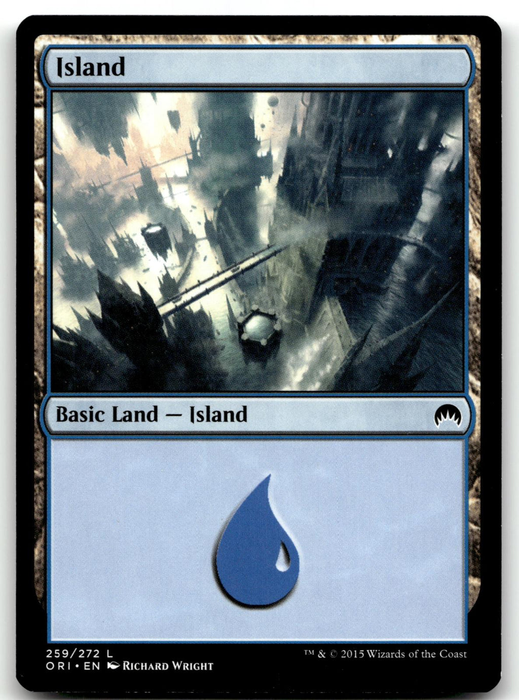 Island (259) 259 Land Magic Origins Magic: The Gathering Near Mint