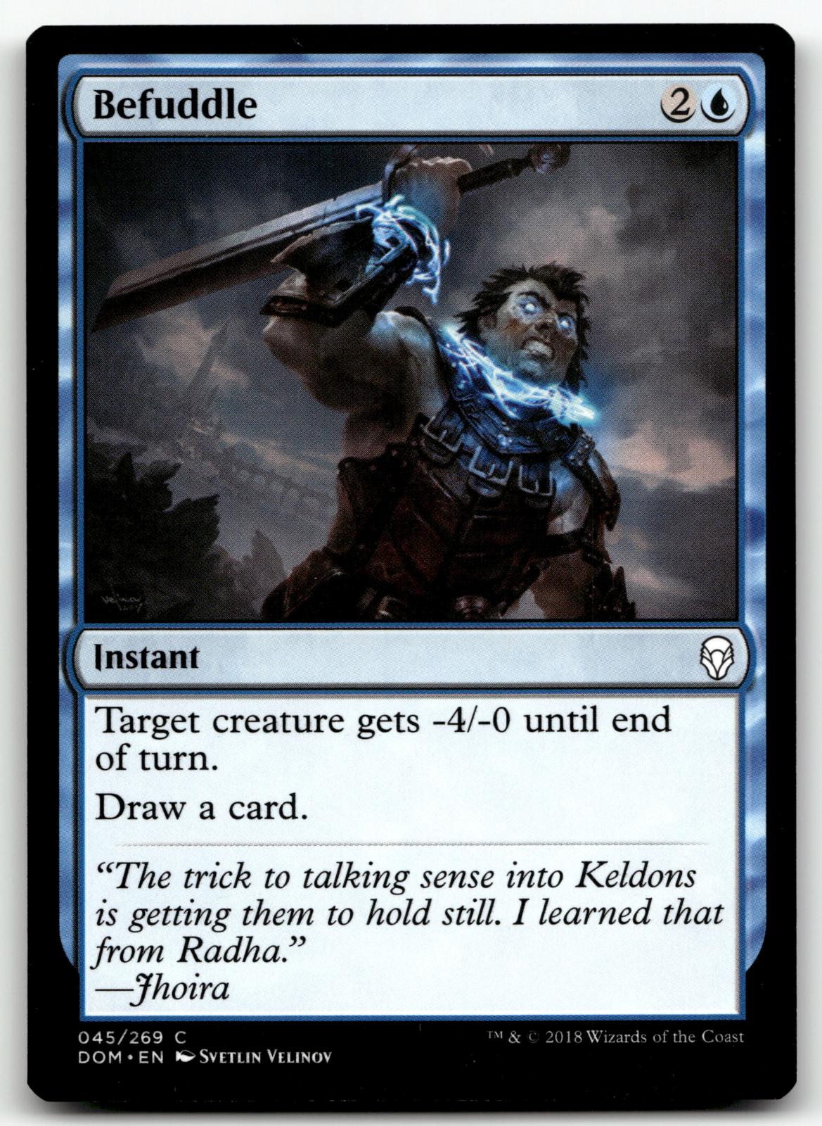 Befuddle 45 Common Dominaria Magic: The Gathering Near Mint