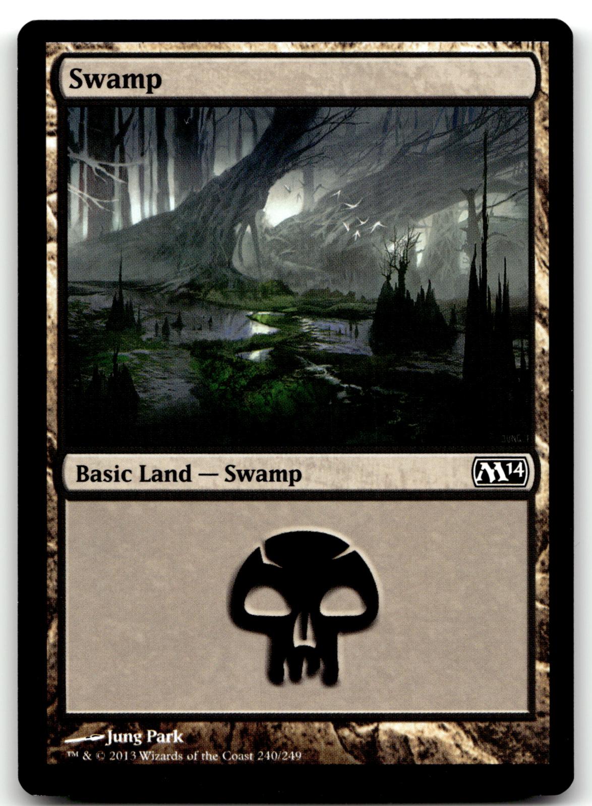 Swamp (240) 240 Land Magic 2012 (M12) Magic: The Gathering Near Mint