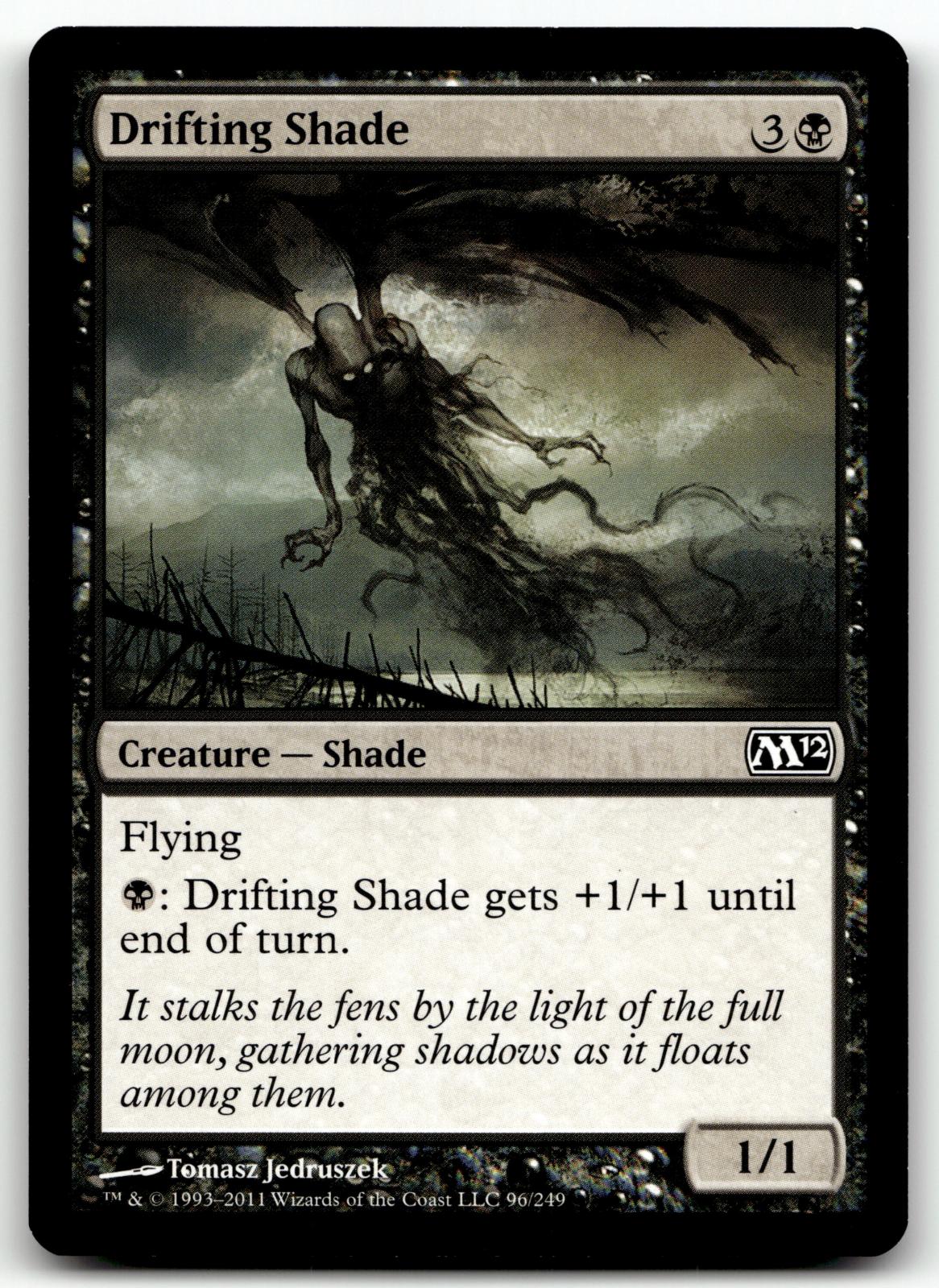 Drifting Shade 96 Common Magic 2012 (M12) Magic: The Gathering Near Mint