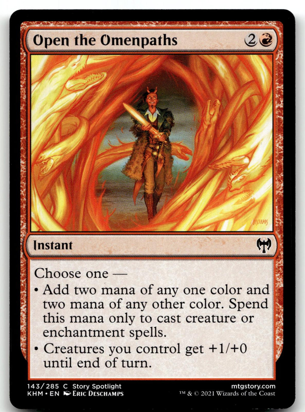 Open the Omenpaths 143 Common Kaldheim Magic: The Gathering Near Mint