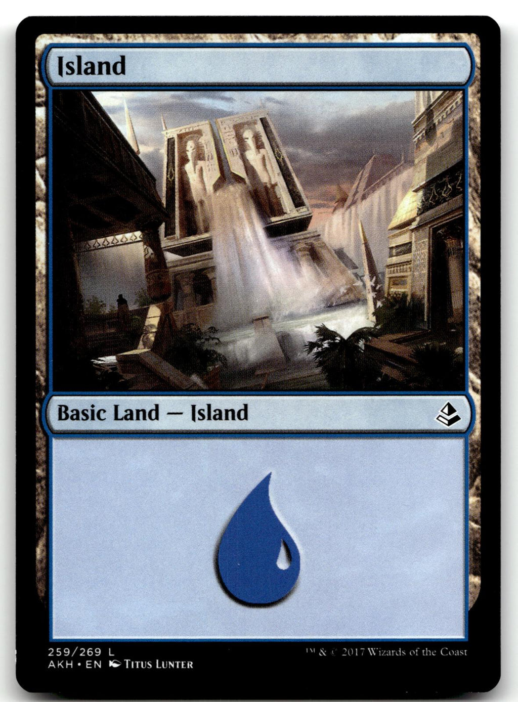 Island (259) 259 Land Amonkhet Magic: The Gathering Near Mint