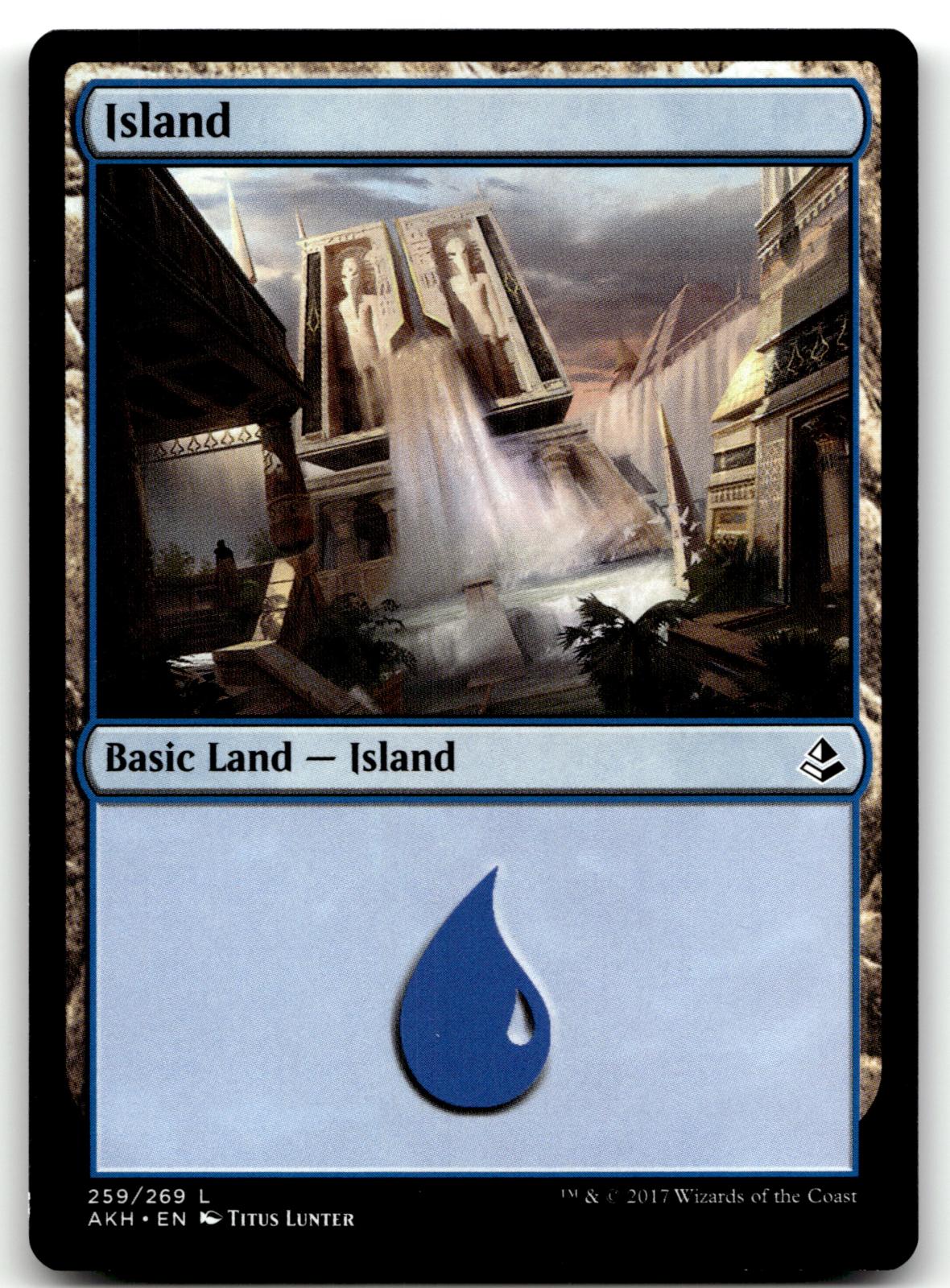 Island (259) 259 Land Amonkhet Magic: The Gathering Near Mint
