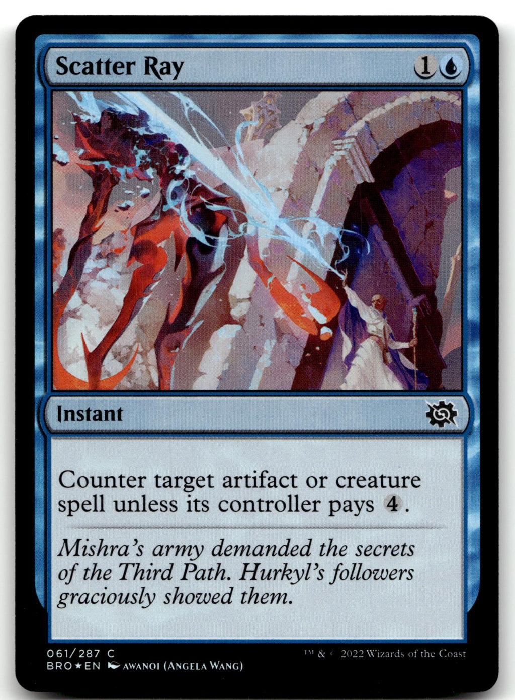Scatter Ray 61 Common The Brothers' War Magic: The Gathering Foil Near Mint