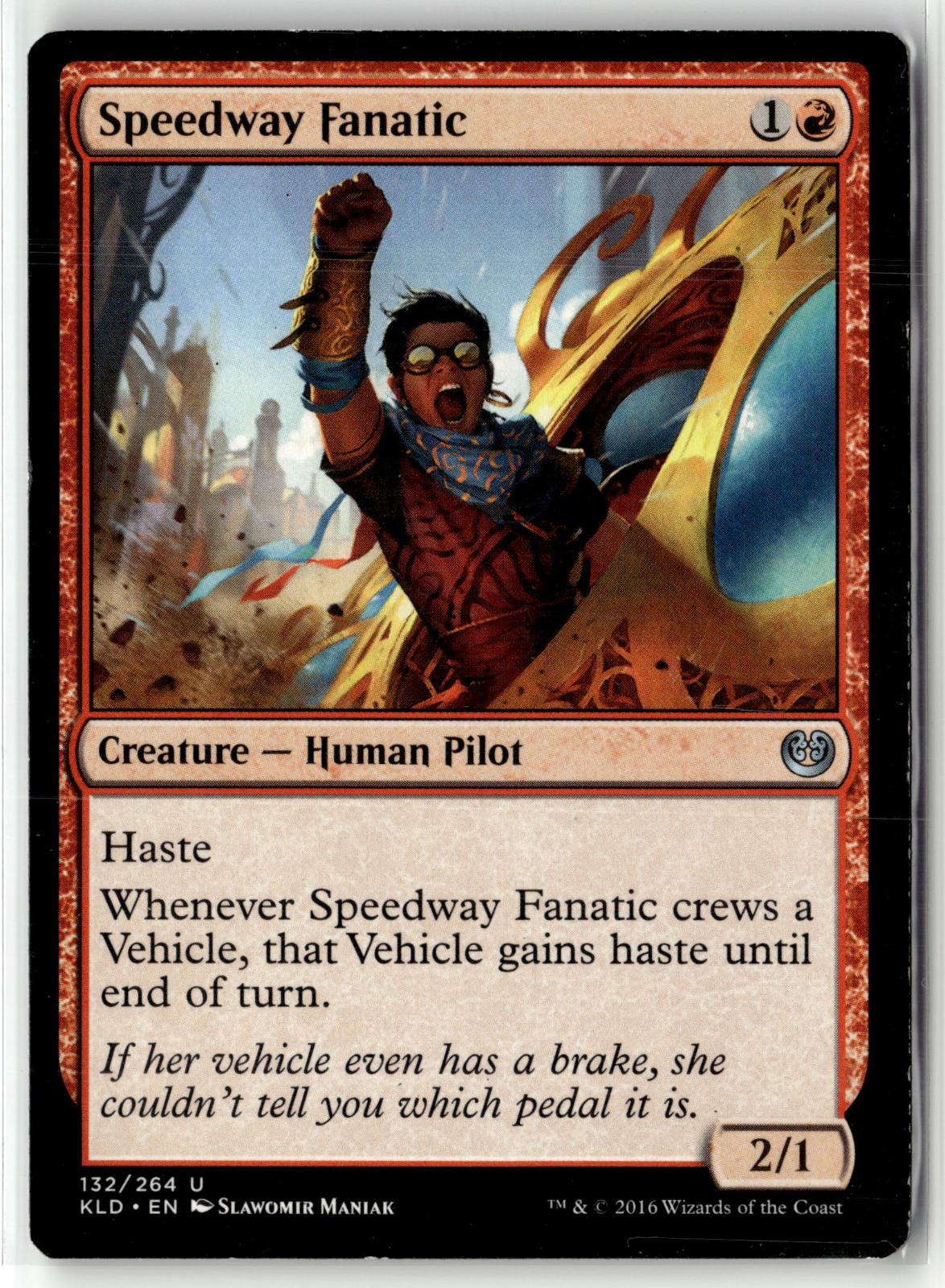 Speedway Fanatic 132 Uncommon Kaladesh Magic: The Gathering Near Mint