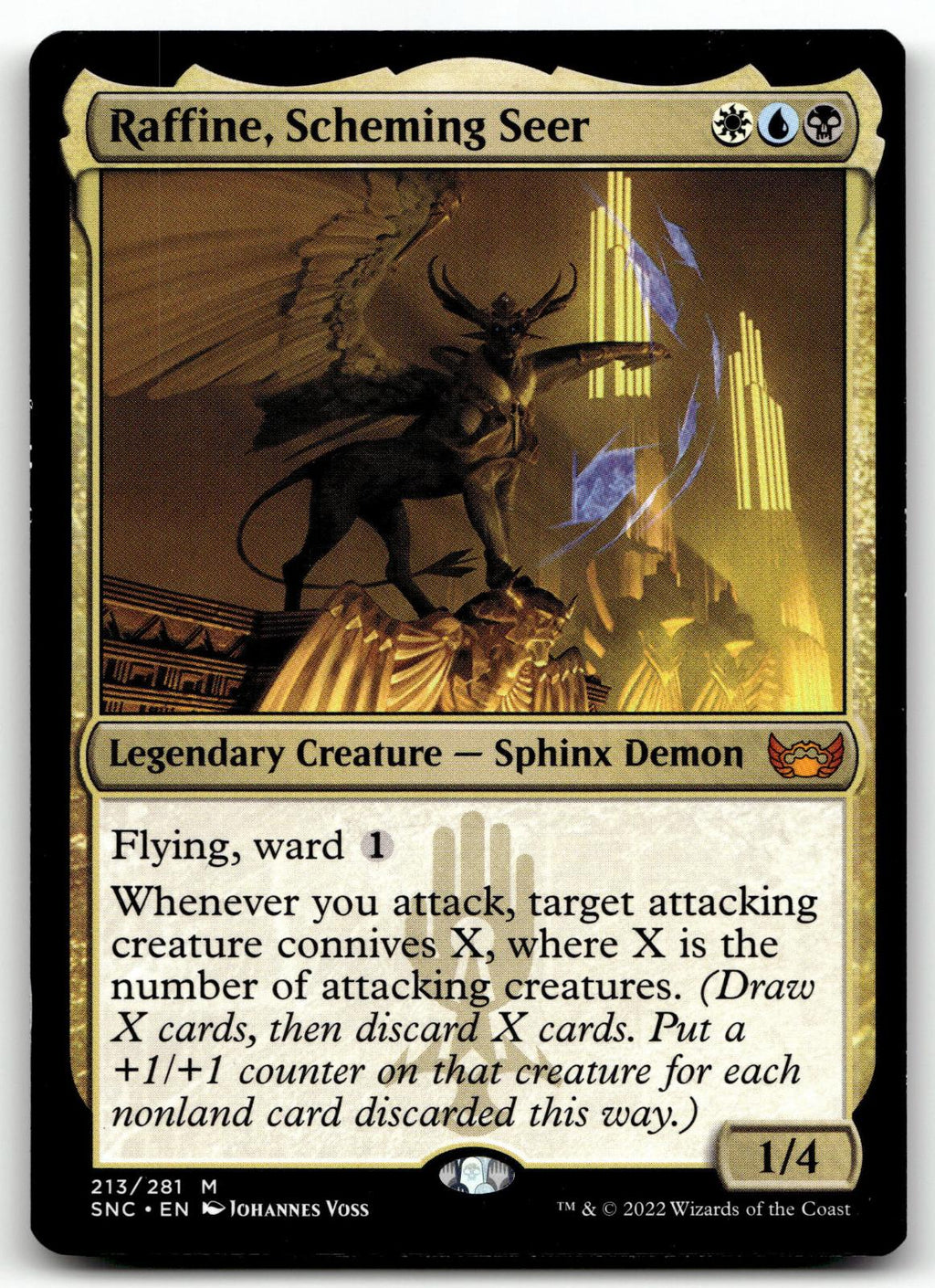 Raffine, Scheming Seer 213 Mythic Streets of New Capenna Magic: The Gathering NM