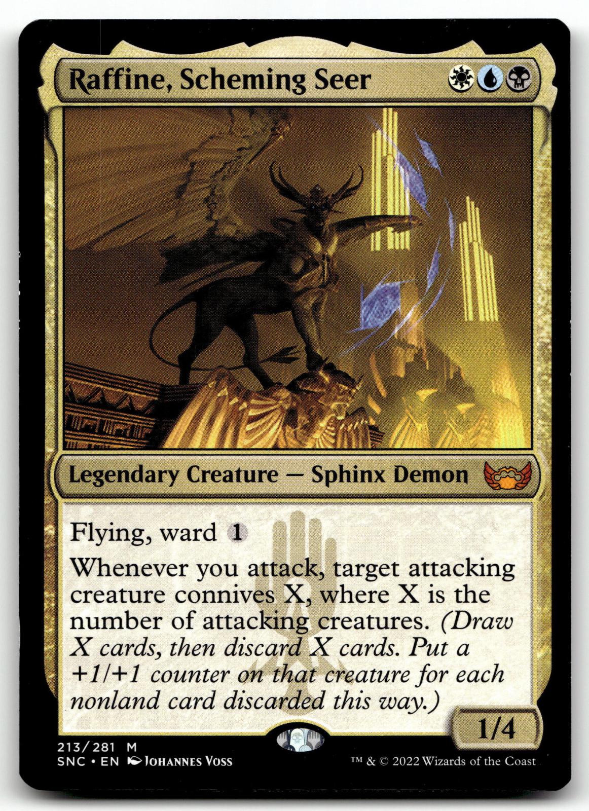 Raffine, Scheming Seer 213 Mythic Streets of New Capenna Magic: The Gathering NM