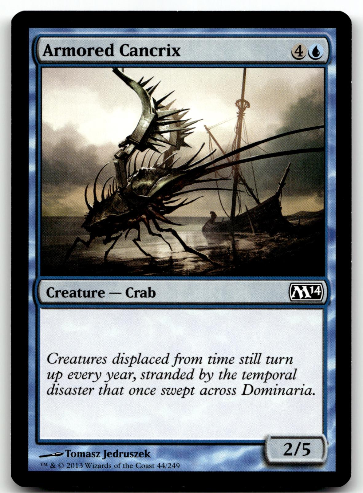 Armored Cancrix 44 Common Magic 2014 (M14) Magic: The Gathering Near Mint