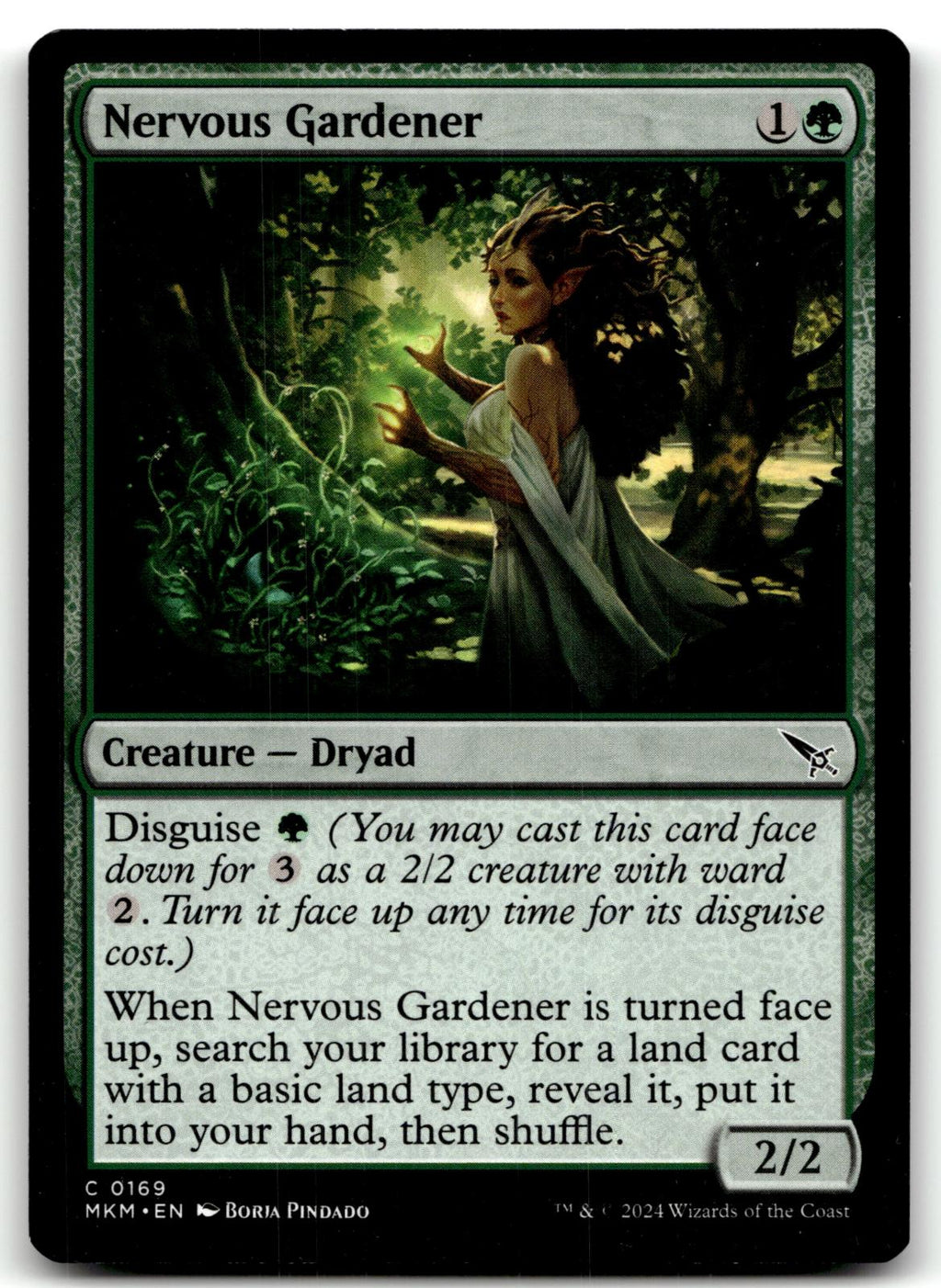 Nervous Gardener 169 Common Murders at Karlov Manor Magic: The Gathering NM