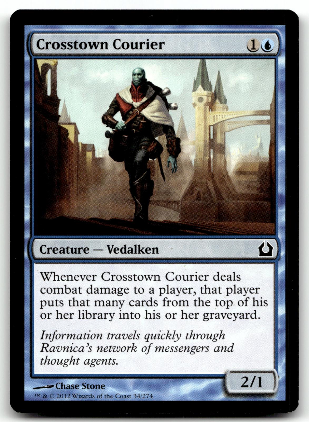 Crosstown Courier 34 Common Return to Ravnica Magic: The Gathering Near Mint