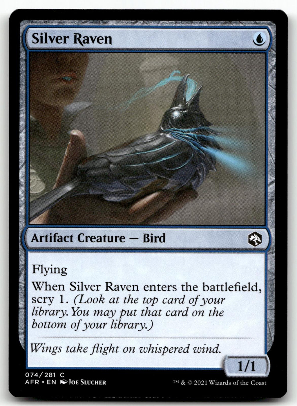 Silver Raven 74 Adventures in the Forgotten Realms Magic: The Gathering NM