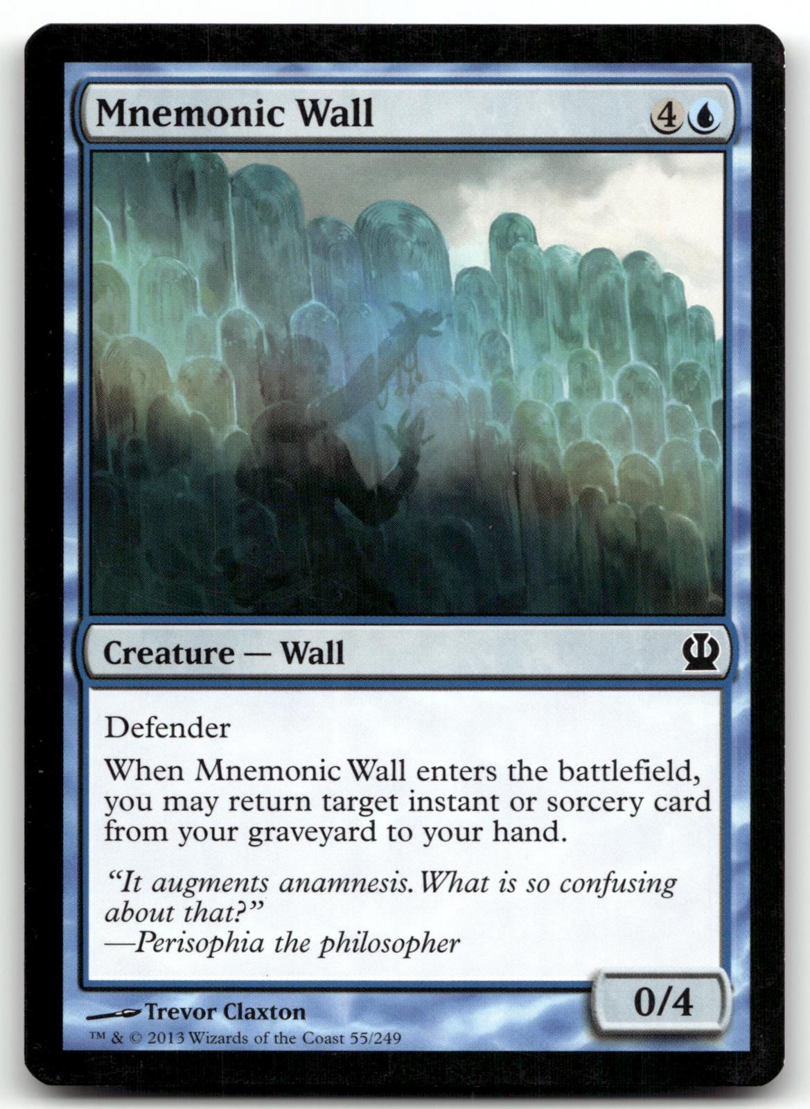 Mnemonic Wall 55 Common Theros Magic: The Gathering Near Mint