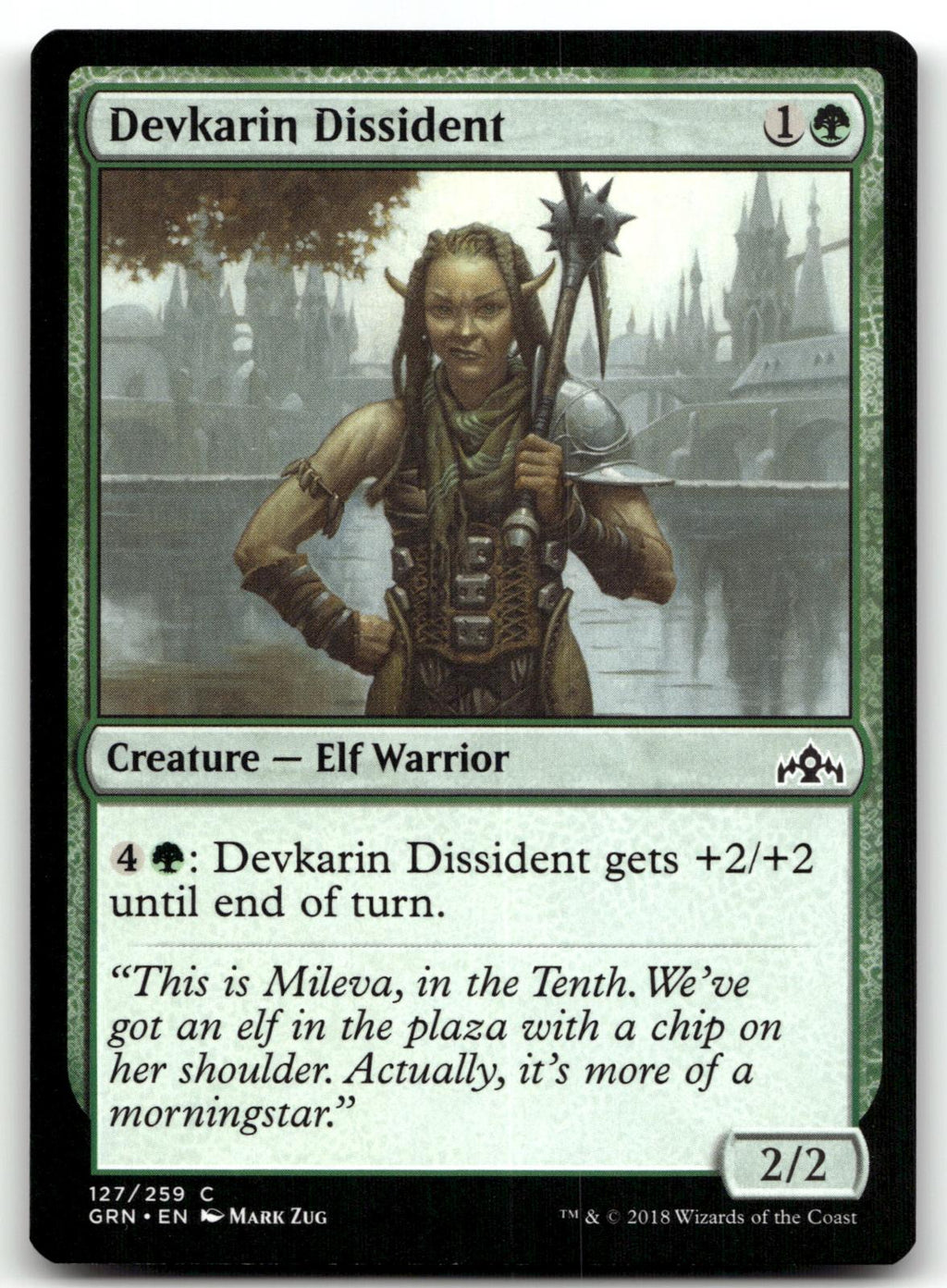 Devkarin Dissident 127 Common Guilds of Ravnica Magic: The Gathering Near Mint