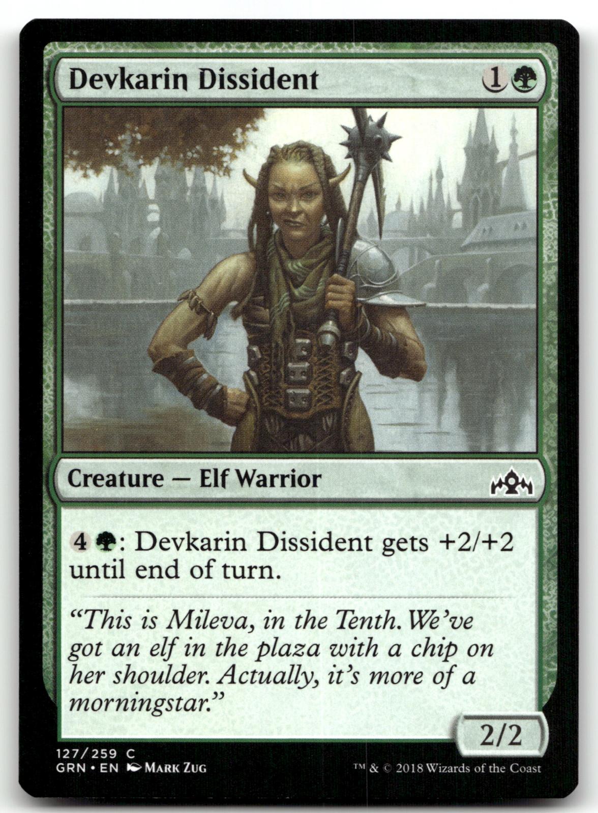 Devkarin Dissident 127 Common Guilds of Ravnica Magic: The Gathering Near Mint