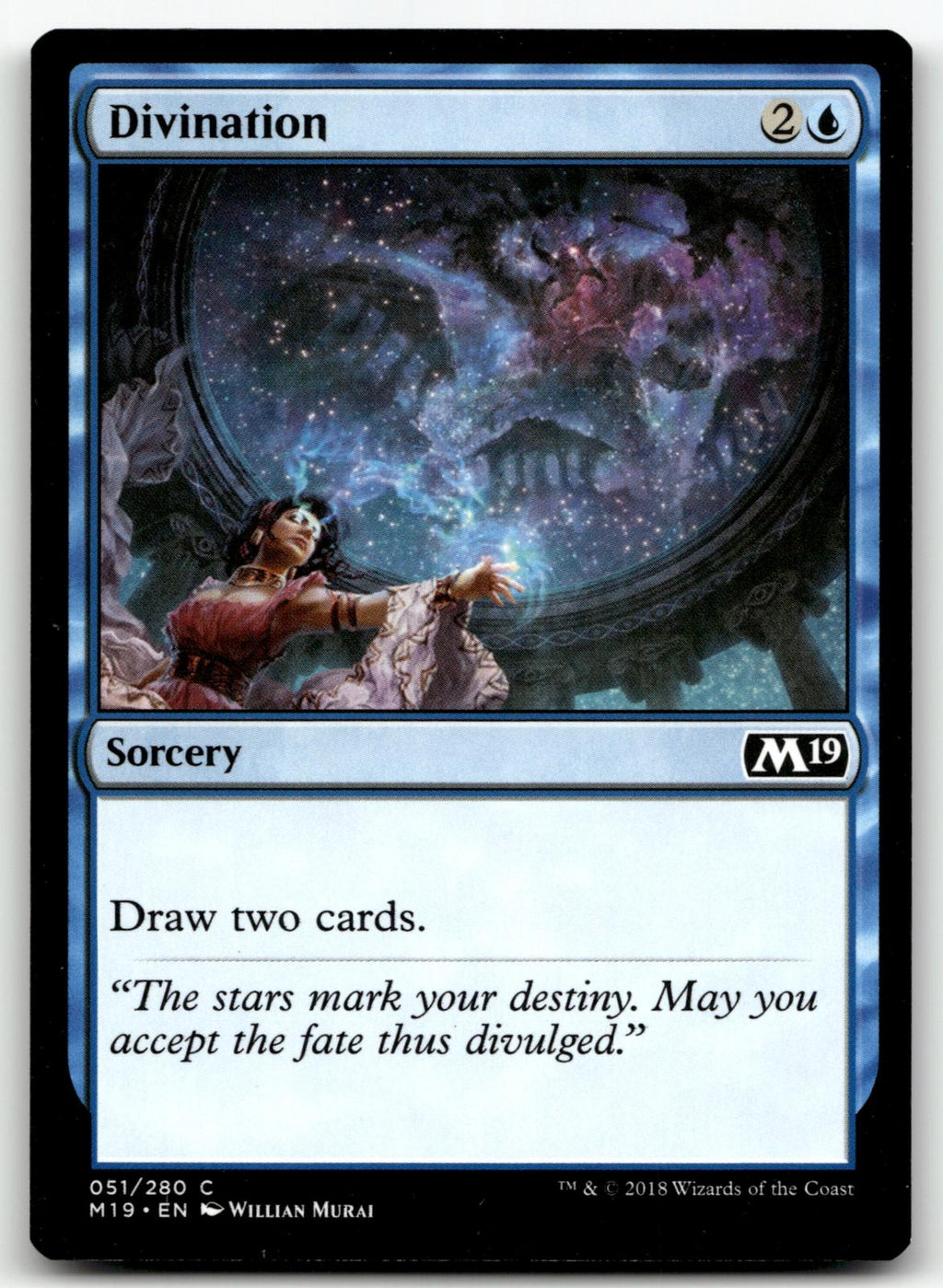 Divination 51 Common Core Set 2019 Magic: The Gathering Near Mint