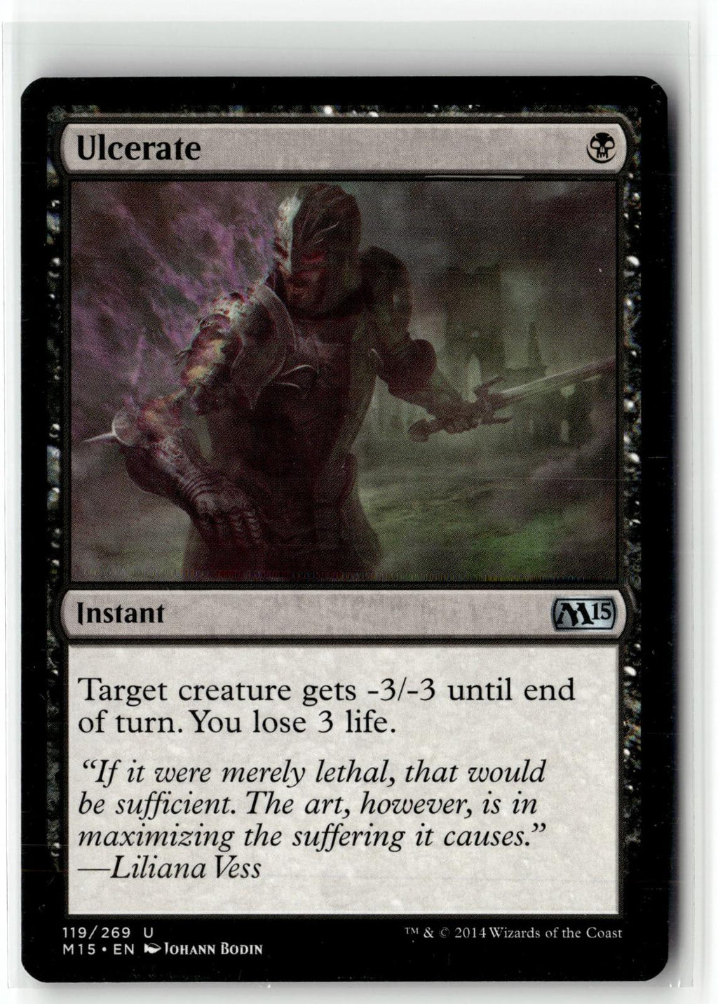 Ulcerate 119 Uncommon Magic 2015 (M15) Magic: The Gathering Near Mint