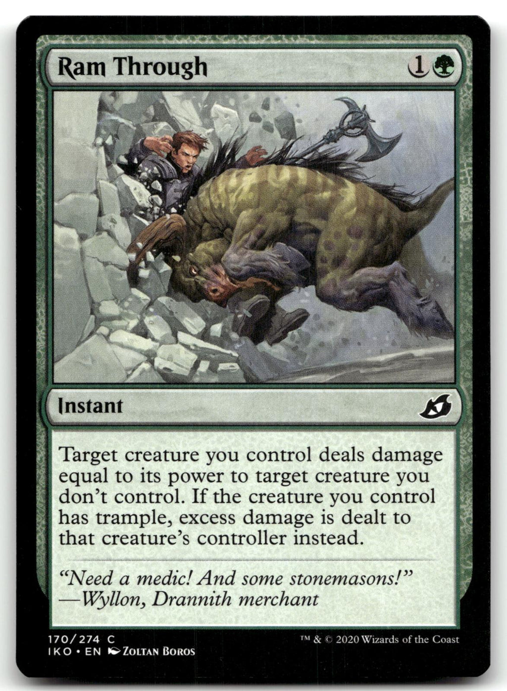 Ram Through 170 Common Ikoria: Lair of Behemoths Magic: The Gathering Near Mint