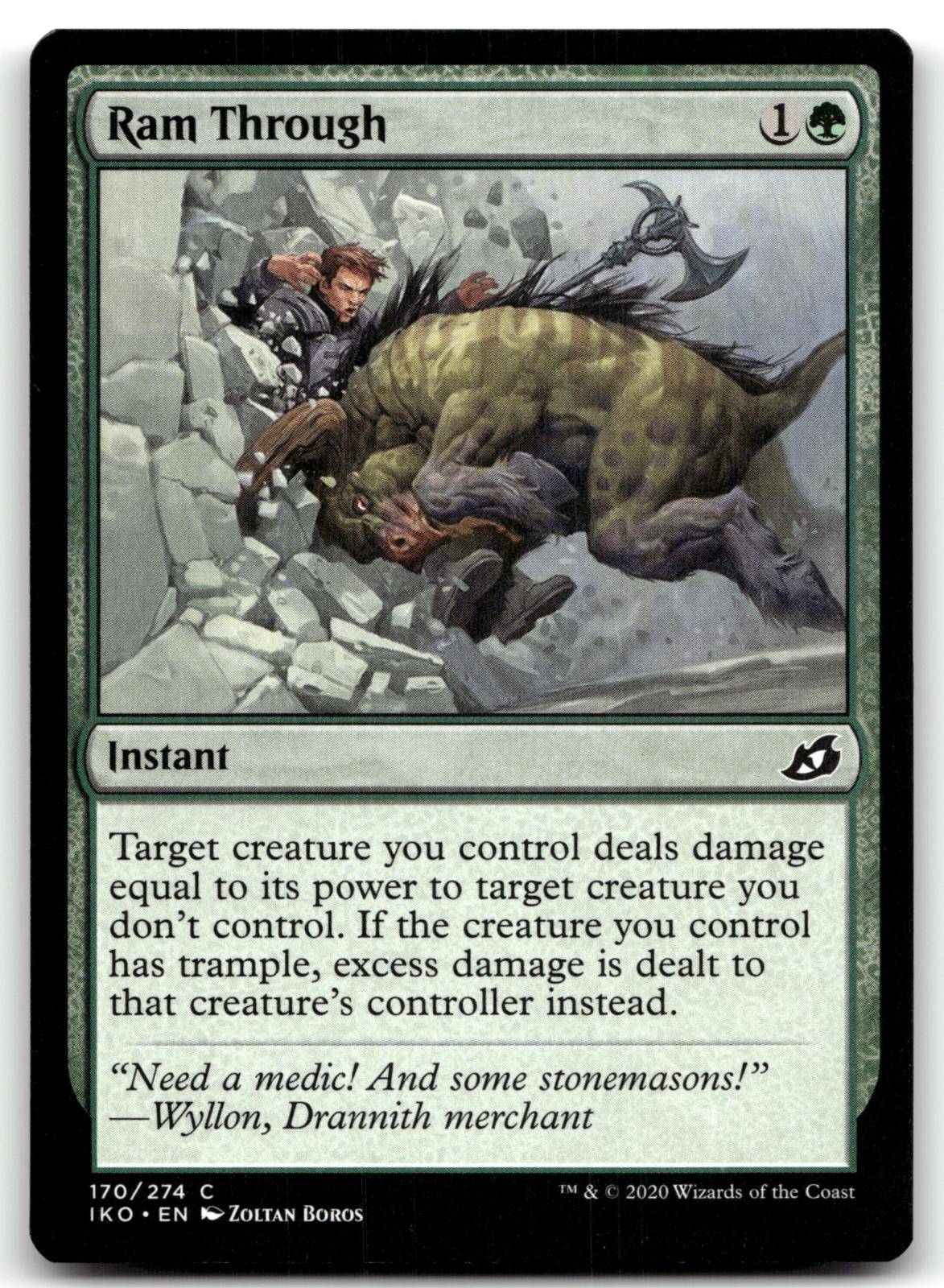 Ram Through 170 Common Ikoria: Lair of Behemoths Magic: The Gathering Near Mint