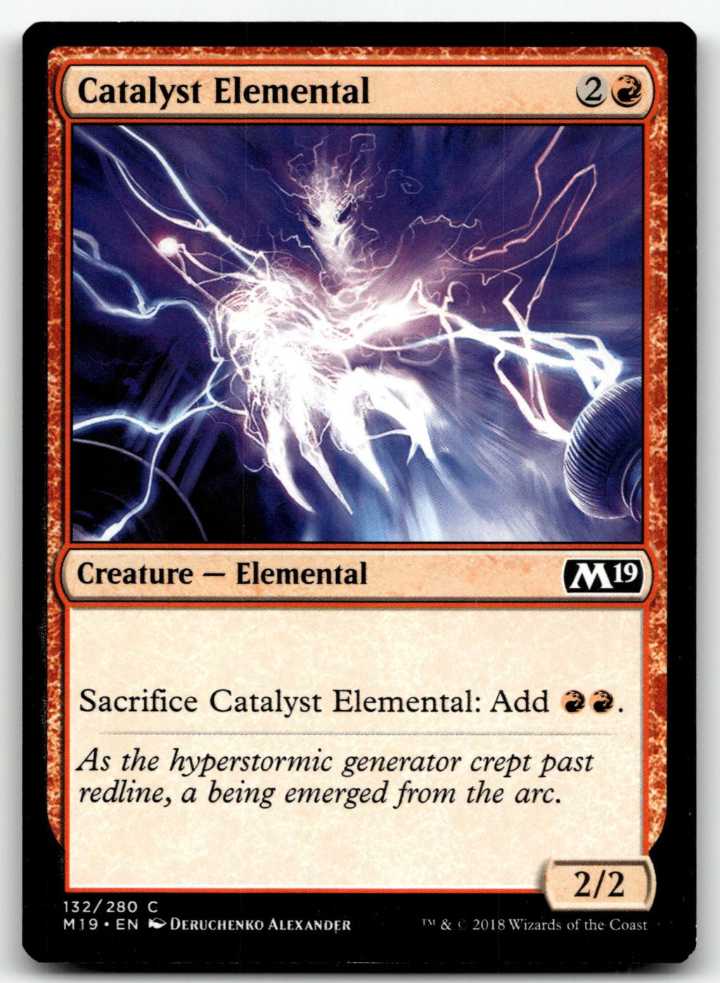 Catalyst Elemental 132 Common Core Set 2019 Magic: The Gathering Near Mint