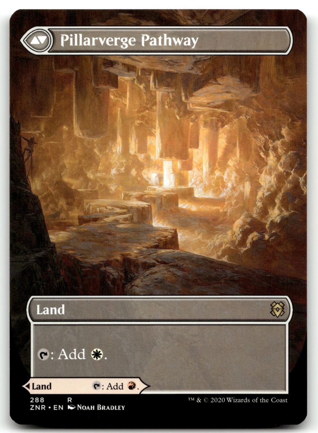 Needleverge Pathway (Borderless) 288 Zendikar Rising Magic: The Gathering NM