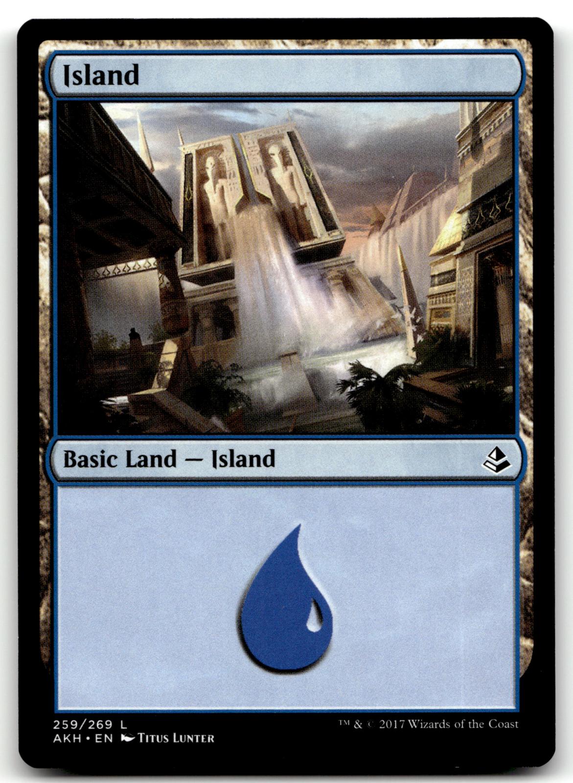 Island (259) 259 Land Amonkhet Magic: The Gathering Near Mint