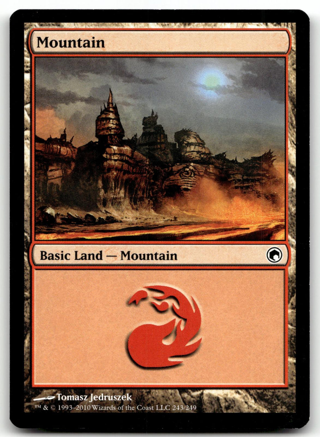 Mountain (243) 243 Land Scars of Mirrodin Magic: The Gathering Near Mint