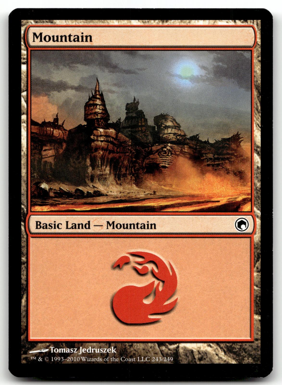 Mountain (243) 243 Land Scars of Mirrodin Magic: The Gathering Near Mint