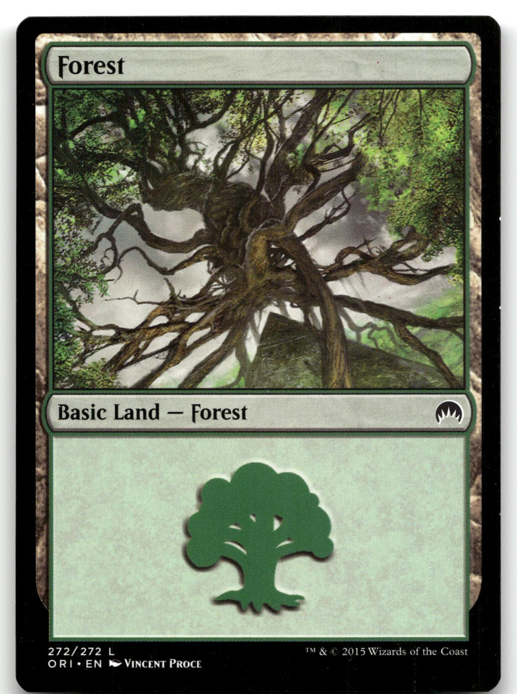 Forest (272) 272 Land Magic Origins Magic: The Gathering Near Mint
