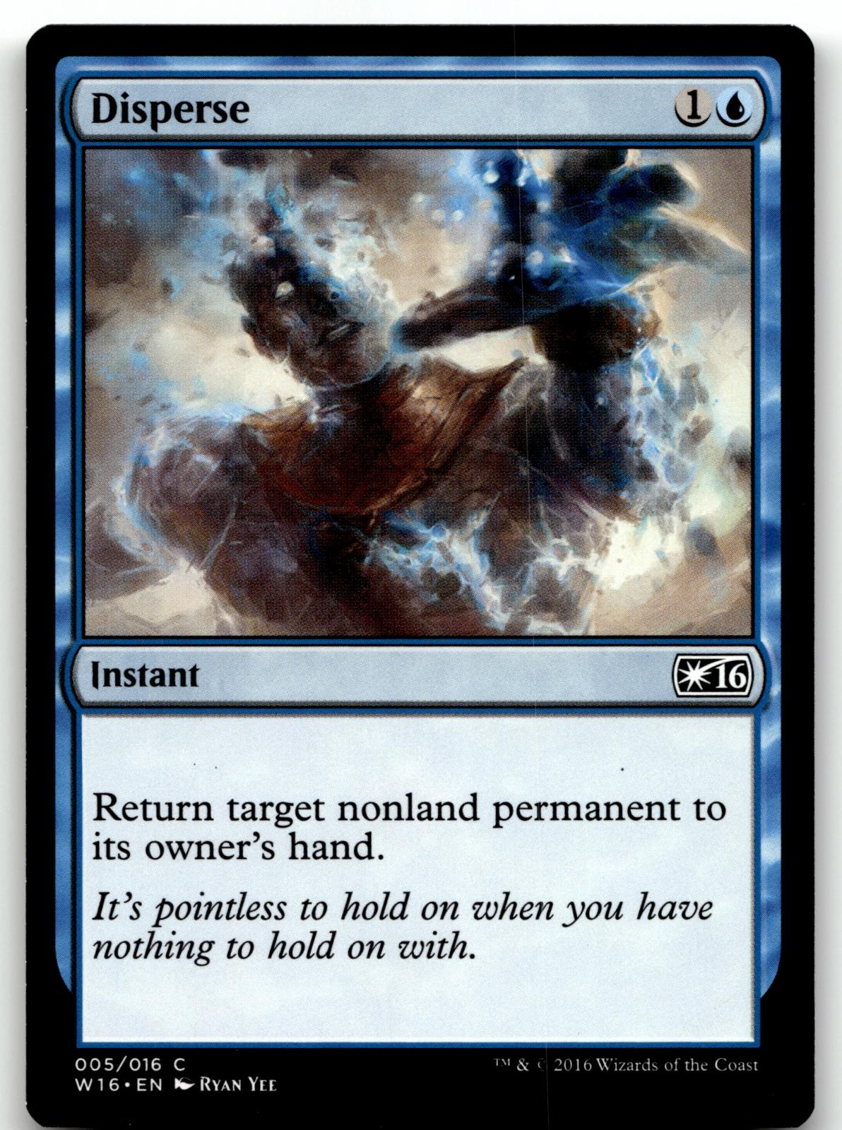 Disperse 5 Common Welcome Deck 2016 Magic: The Gathering Near Mint